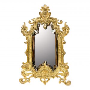 Napoleon III epochos paauksuotas veidrodis