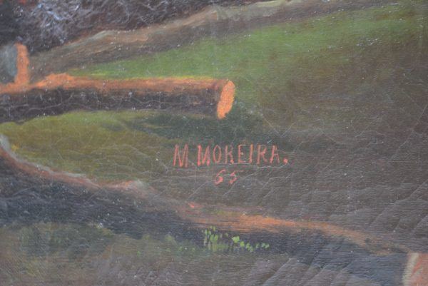 M. Moreira paveikslas "Sodyba miške"