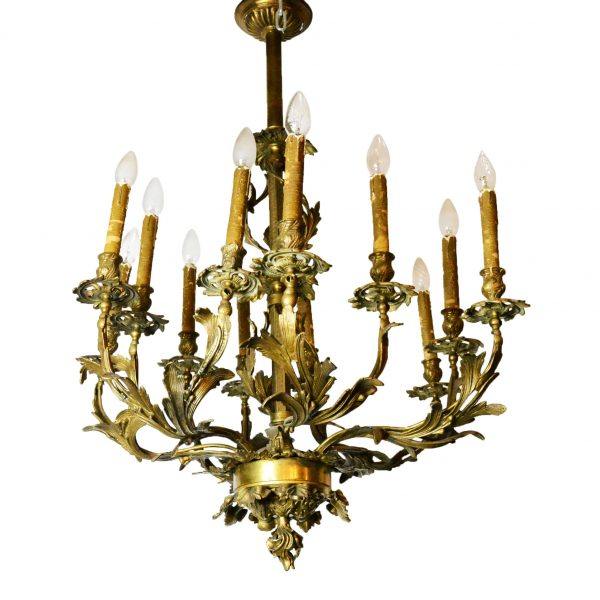 Liudviko XV stiliaus šviestuvas 19 a. pab.