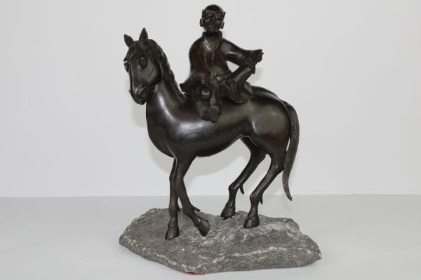 Bronzinė skulptūra "Kinų prekeivis"