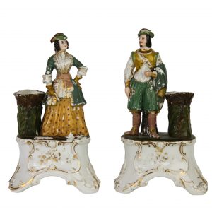 Antikvarinės porcelianinės figūrėlės