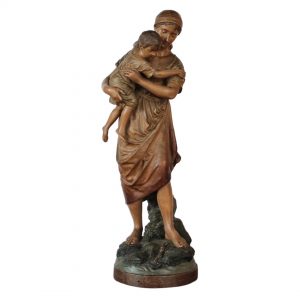 Terakotos skulptūra "Motina" 19 a. pab.