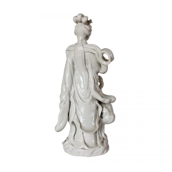 Baltojo kiniško porceliano skulptūra "Guanyin" 20 a. pr.