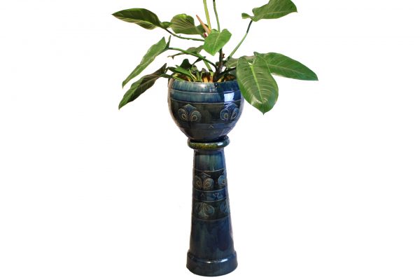 Ceramic Plant Pot & Pedestal