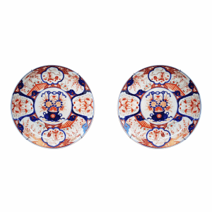 Kiniškos sieninės porcelianinės lėkštės 19 a. pab.