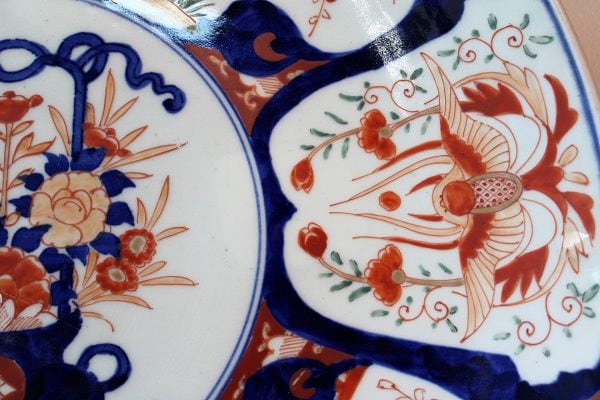 Kiniškos sieninės porcelianinės lėkštės 19 a. pab.