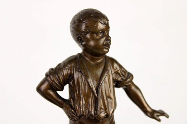 Bronzinės skulptūros "Vaikai" 19 a. pab.