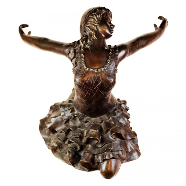 Art Deco bronzinė skulptūra „ Balerina“