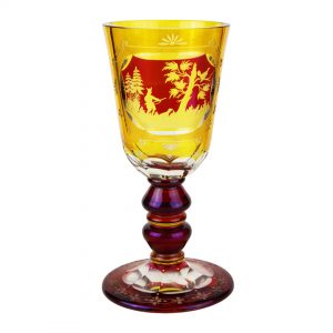 „Bohemia“ krištolinė taurė 19 a. pab.