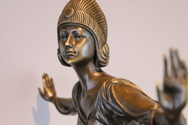 Art Deco bronzinė skulptūra "Šokėja"