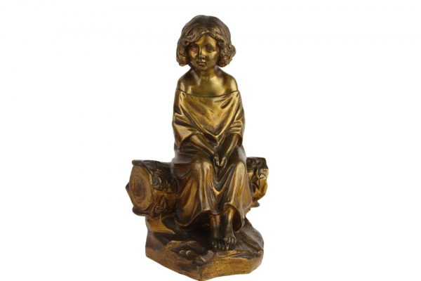 Antikvarinė M. Pascal bronzinė skulptūra 