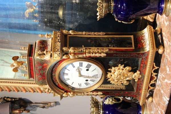 Antikvarinis paauksuotas Charles Boulles laikrodis