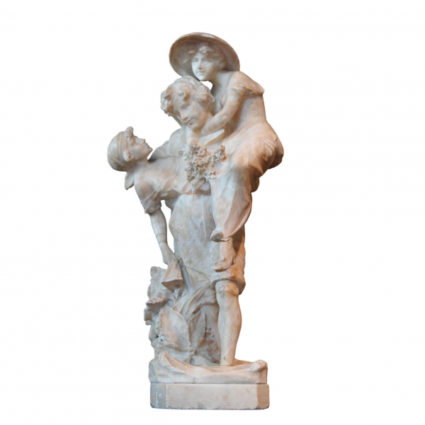 Antikvarinė alebastro skulptūra 