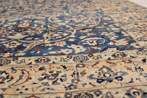 Persiškas vilnonis rankų darbo Nain kilimas 190 X 120 cm