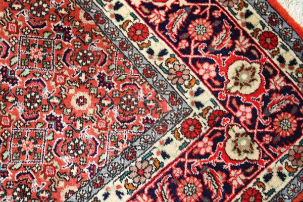 Persiškas rankų darbo Bijar Takab Bukan kilimas 200 x 200 cm