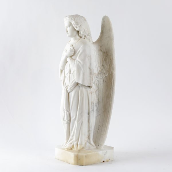 Antikvarinė marmurinė skulptūra "Angelas"