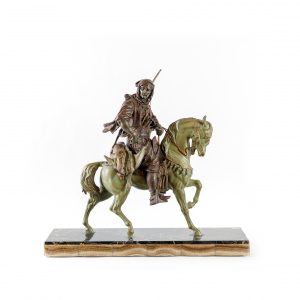 Skulptūra "Arabų medžiotojas ant žirgo"