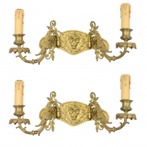Napoleon III stiliaus žalvariniai šviestuvai