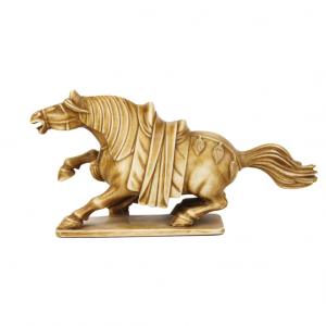 Kiniška dramblio kaulo skulptūra „Žirgas“