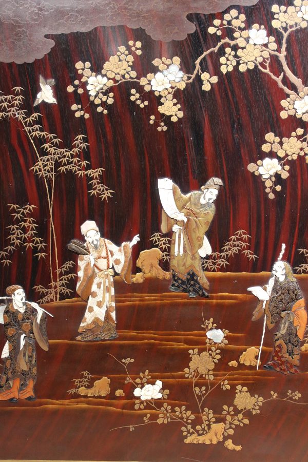 Japoniška dekoracija "Išminčiai" 20 a. pr.