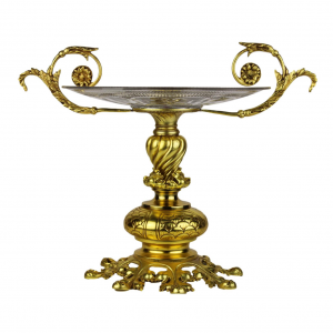 Napoleon III stiliaus centrinė stalo lėkštė