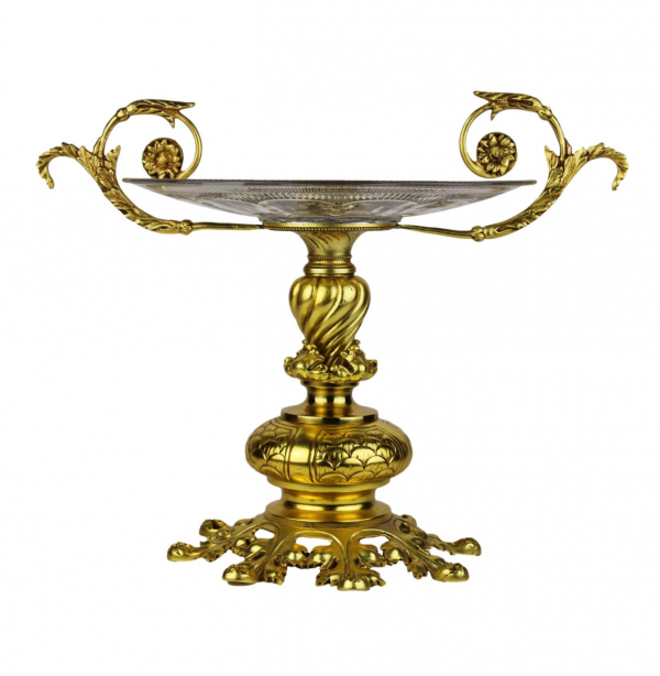Napoleon III stiliaus centrinė stalo lėkštė