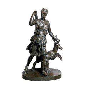 M. Ramos bronzinė skulptūra "Diana" 20 a. pr.