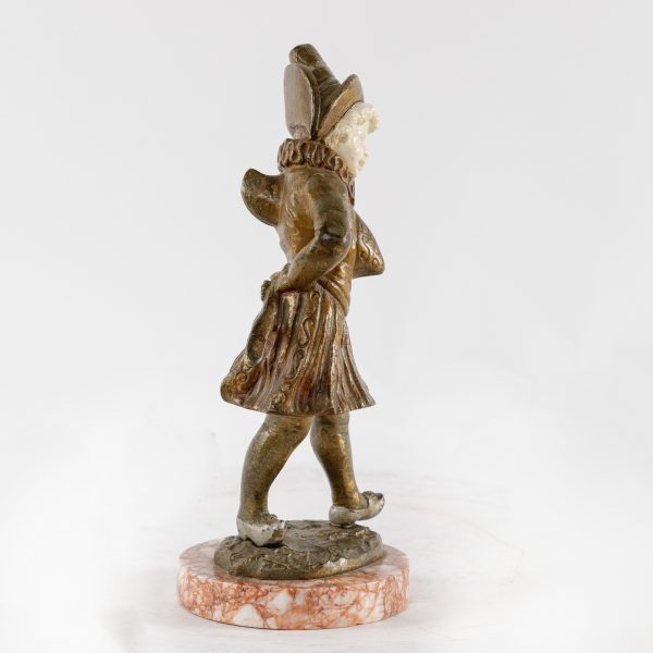 G. Omerth chryselephantine bronzinė skulptūra