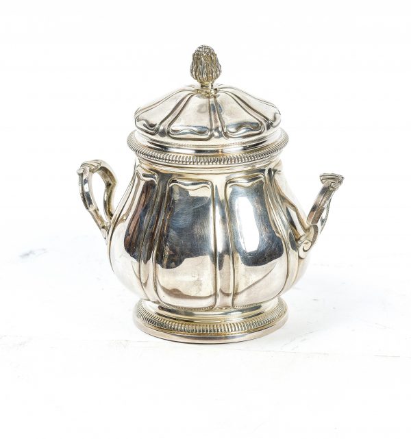 Art Deco stiliaus  sidabrinis kavos ir arbatos servizas