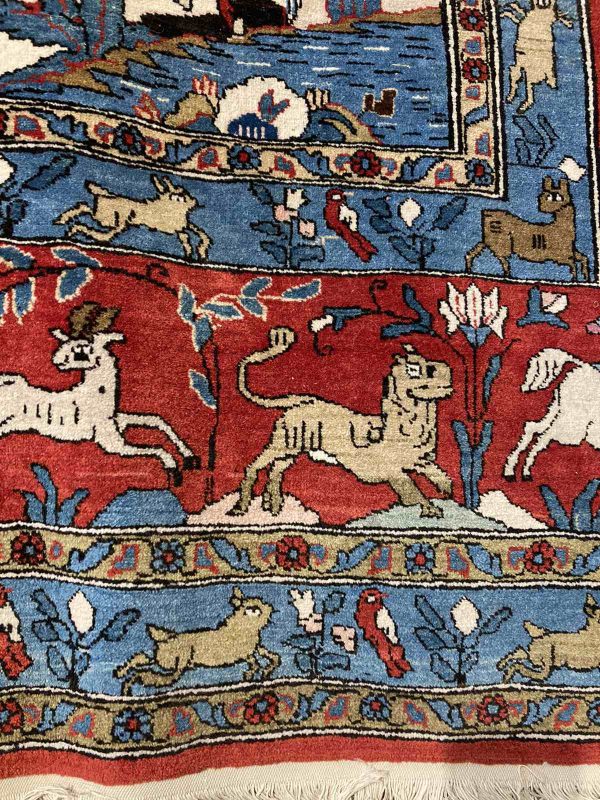 Persiškas vilnonis Qum kilimas 308 x 217 cm
