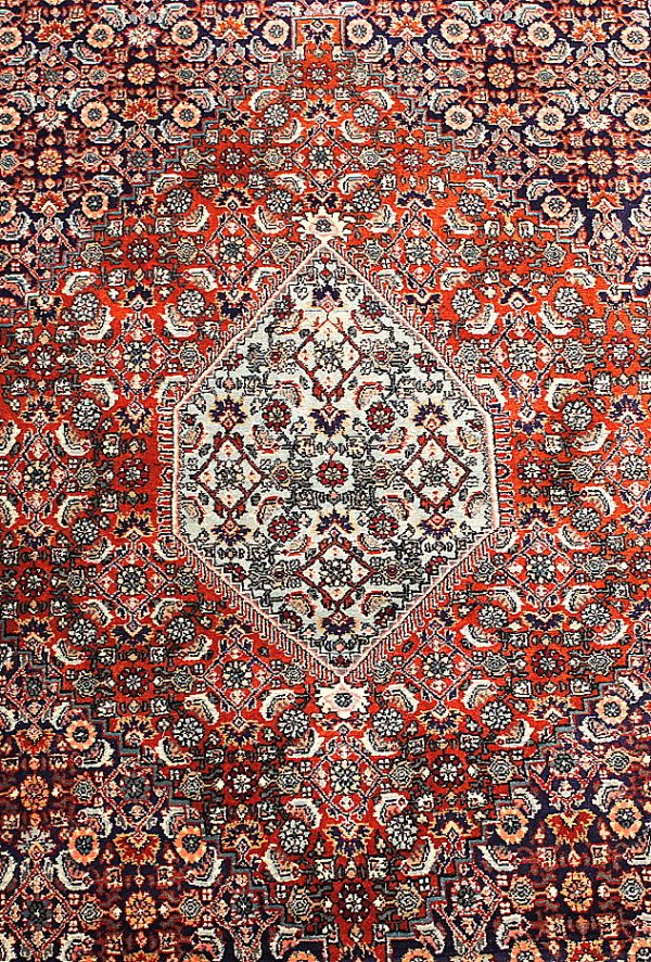 Persiškas rankų darbo Bidjar Takab Bukan kilimas 167 x 114 cm