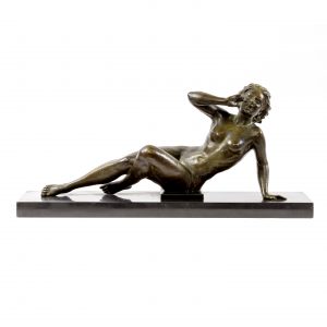 Art Deco stiliaus bronzinė skulptūra
