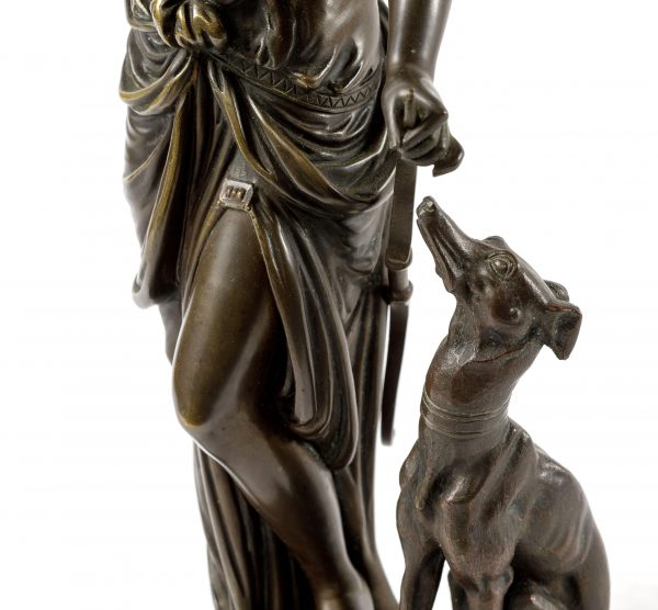 Paul Duboy bronzinė skulptūra "Diana"