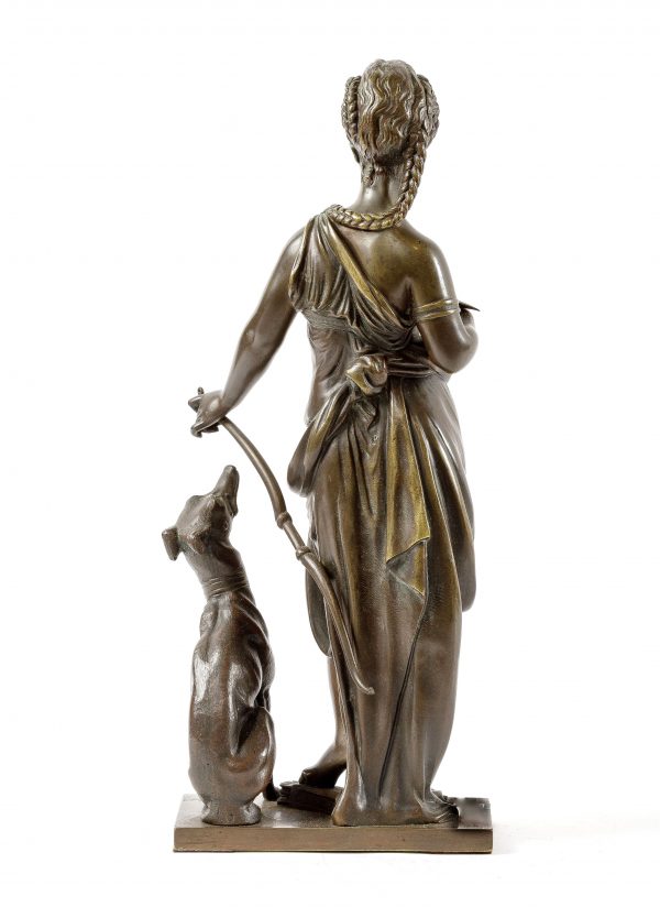 Paul Duboy bronzinė skulptūra "Diana"