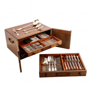 Delheid Freres sidabriniai stalo įrankiai