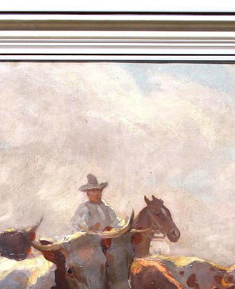 Janos Viski paveikslas "Kaubojai"