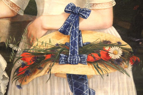 Massard paveikslas "Dama su gėlėmis"