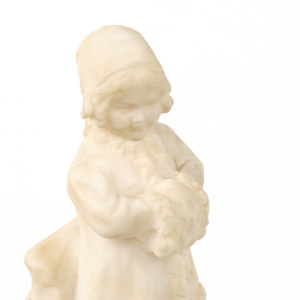 Itališkos alebastro skulptūros "Žiema ir vasara"