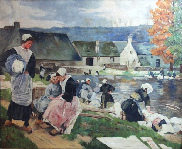 A. Loes paveikslas "Jaunosios bretonės"