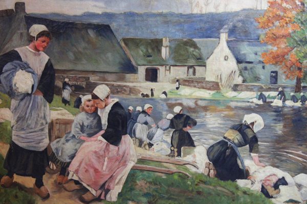 A. Loes paveikslas "Jaunosios bretonės"