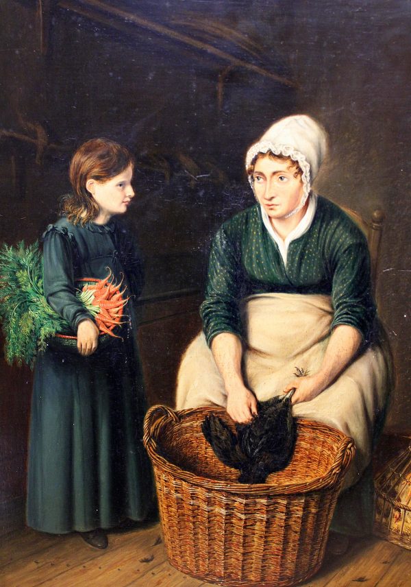 Johannes Jacobus Berkman paveikslas " Pasiruošimas pietums"