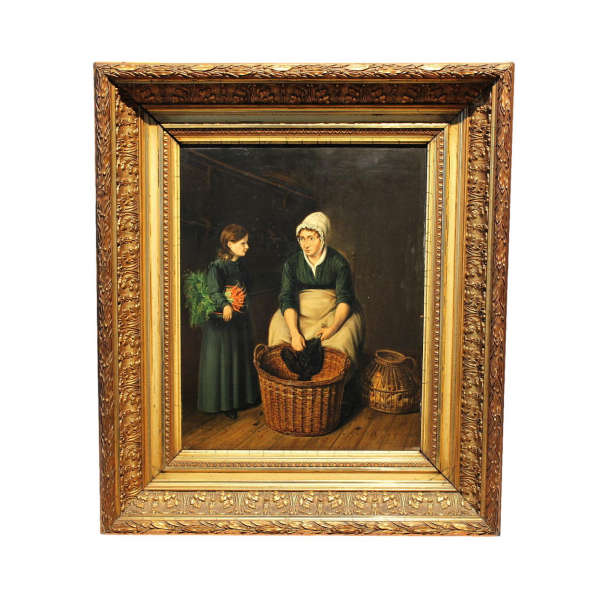 Johannes Jacobus Berkman paveikslas " Pasiruošimas pietums"
