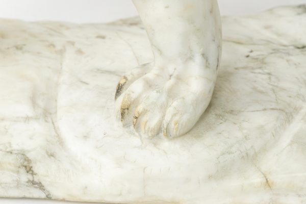 Alebastro skulptūra "Tigras". 20 a. pr.