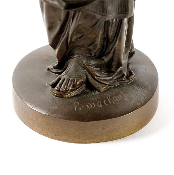 P. Machault bronzinė skulptūra. 19 a. pab.