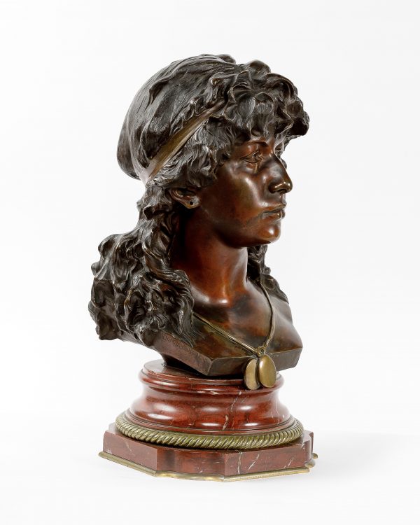 Dominique Van Den Bossche bronzinė skulptūra "Jaunoji čigonė"