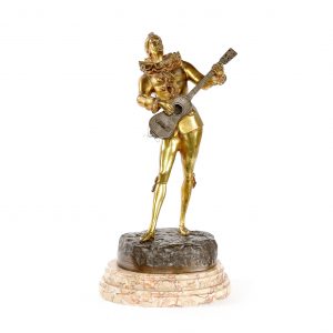 Paauskuota bronzinė skulptūra “Arlekinas”