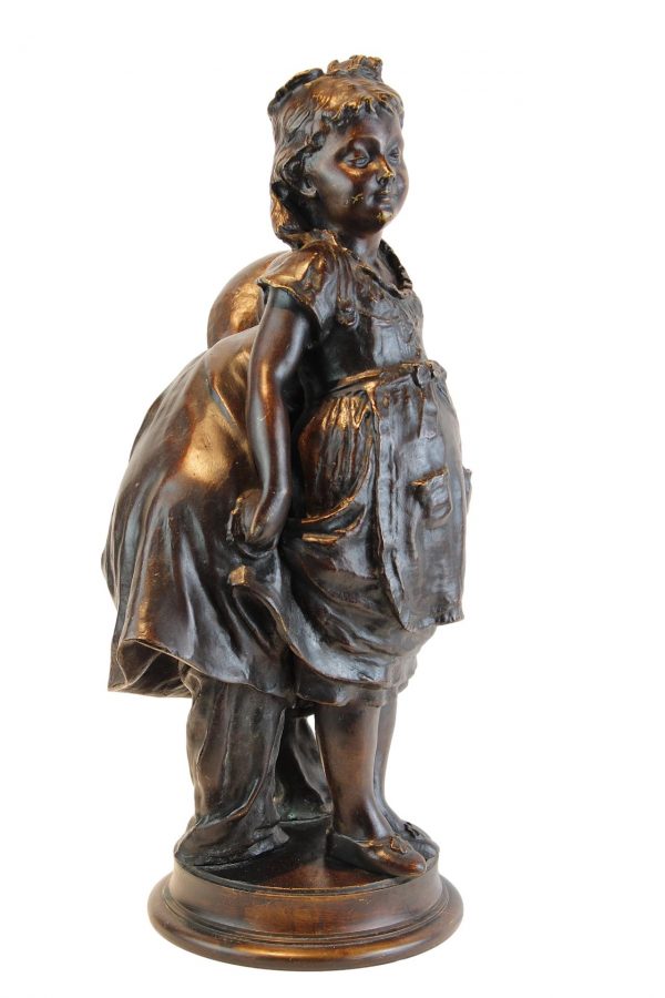 Léon Mignon bronzinė skulptūra "Slėpynės"