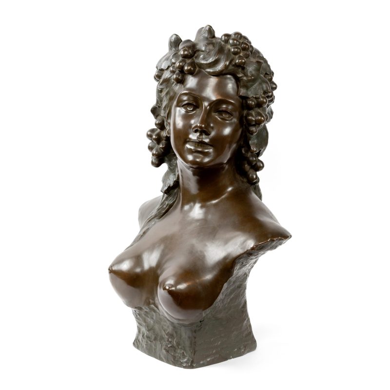 Jef Lambeaux bronzinė skulptūra “Bakchantė”. 19 a. pab.