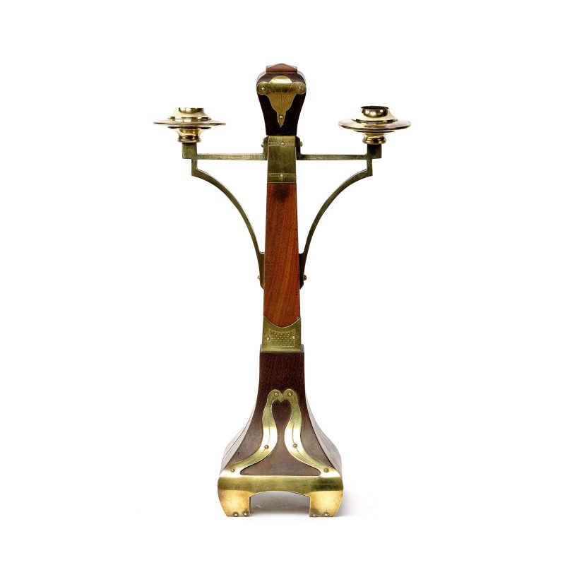 Art Nouveau stiliaus žvakidė. 1900 m.