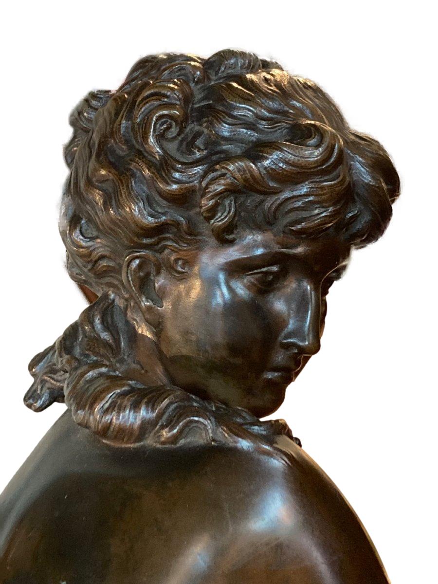 Mathurin Moreau bronzinė skulptūra „Venera“, 19 a. - Image 3
